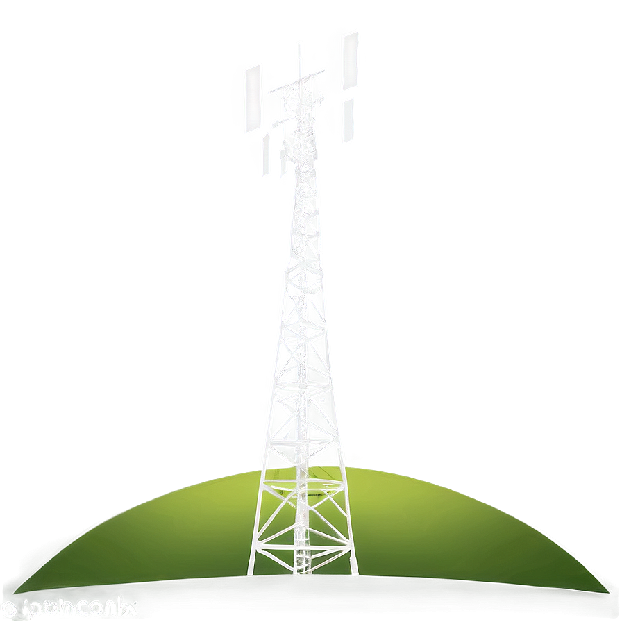 Cell Tower On Hill Png 06212024 PNG image