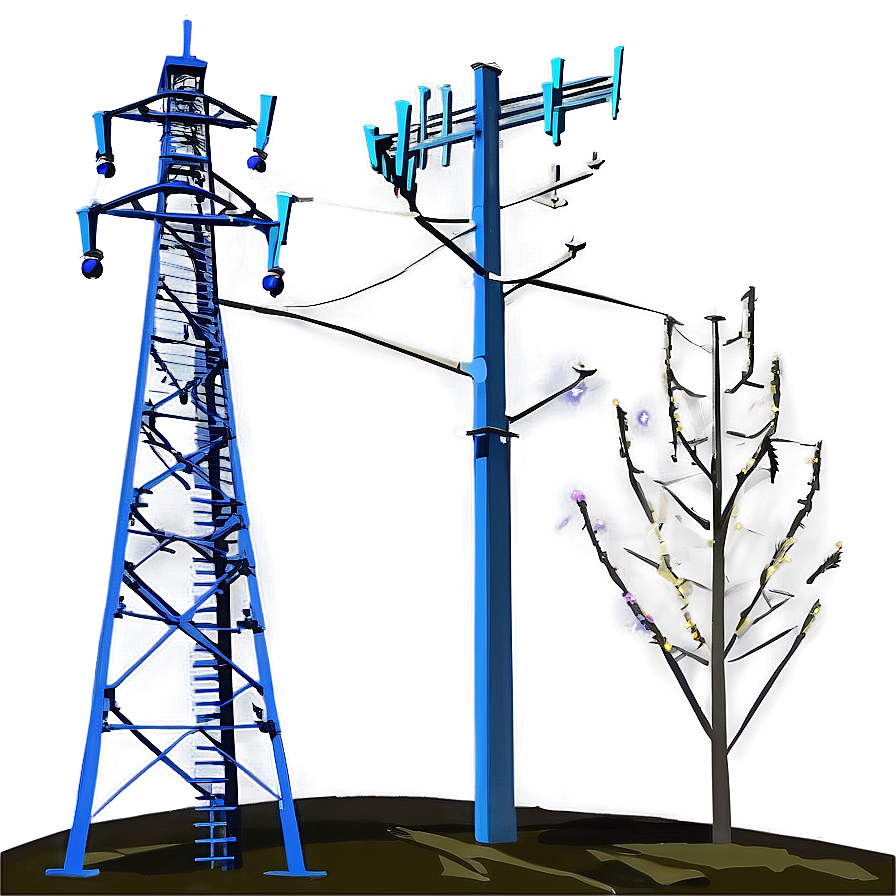 Cell Tower On Hill Png Jgt60 PNG image