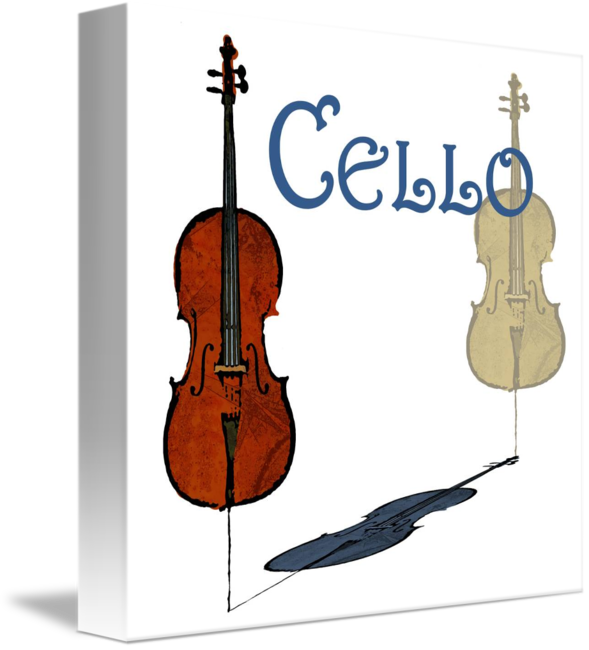 Cello Book Cover Art PNG image