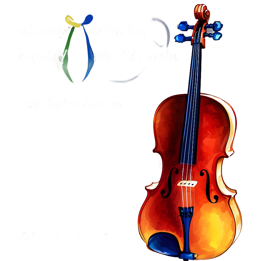 Cello In Watercolor Png Xvm PNG image