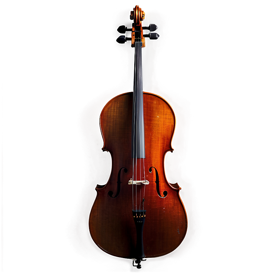 Cello Under Spotlight Png 05242024 PNG image