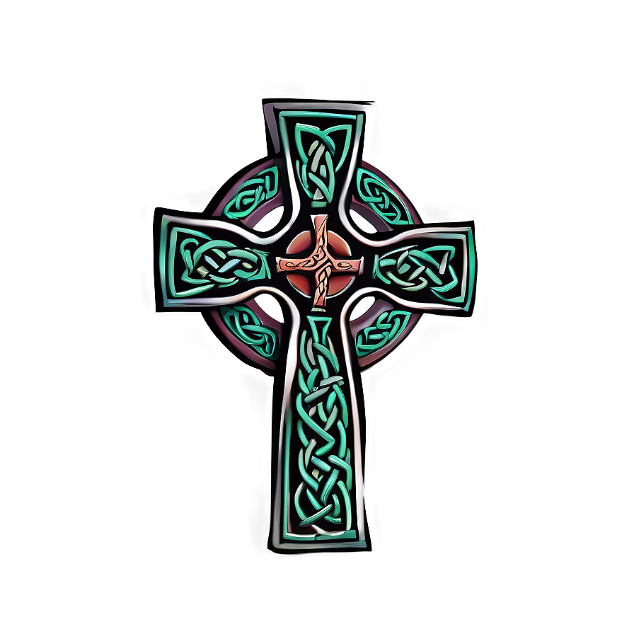 Celtic Cross Artwork Png 04302024 PNG image