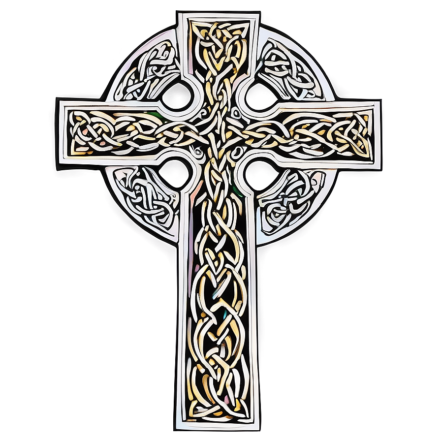 Celtic Cross Design Png 64 PNG image