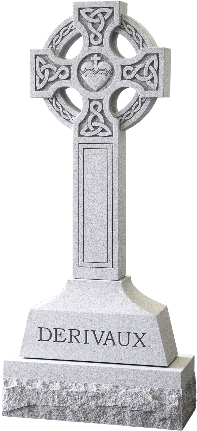 Celtic Cross Tombstone D E R I V A U X PNG image