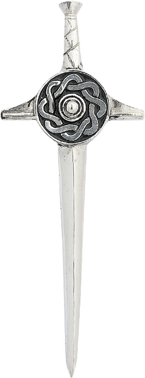 Celtic Knotwork Sword Pendant PNG image