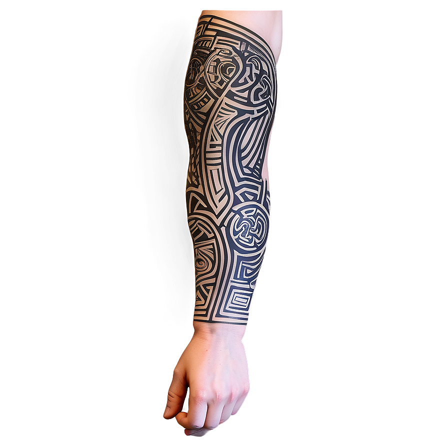 Celtic Tattoo Sleeve Diagram Png 71 PNG image