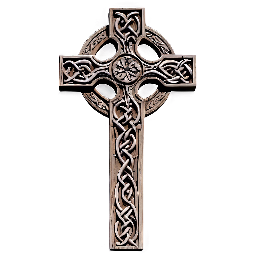 Celtic Wooden Cross Png Ive50 PNG image