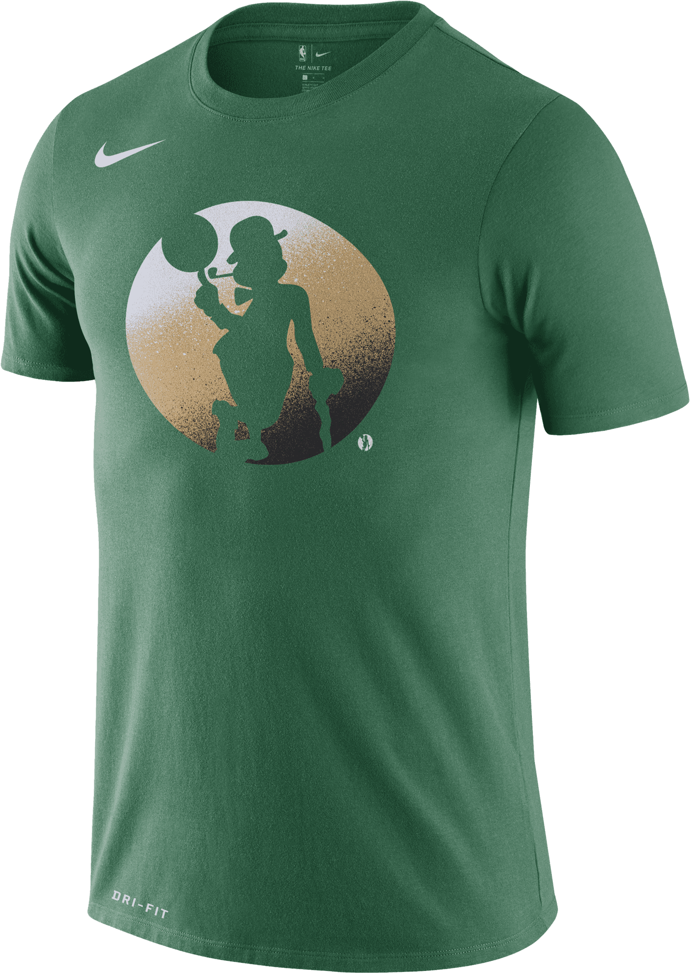 Celtics Logo Nike T Shirt PNG image