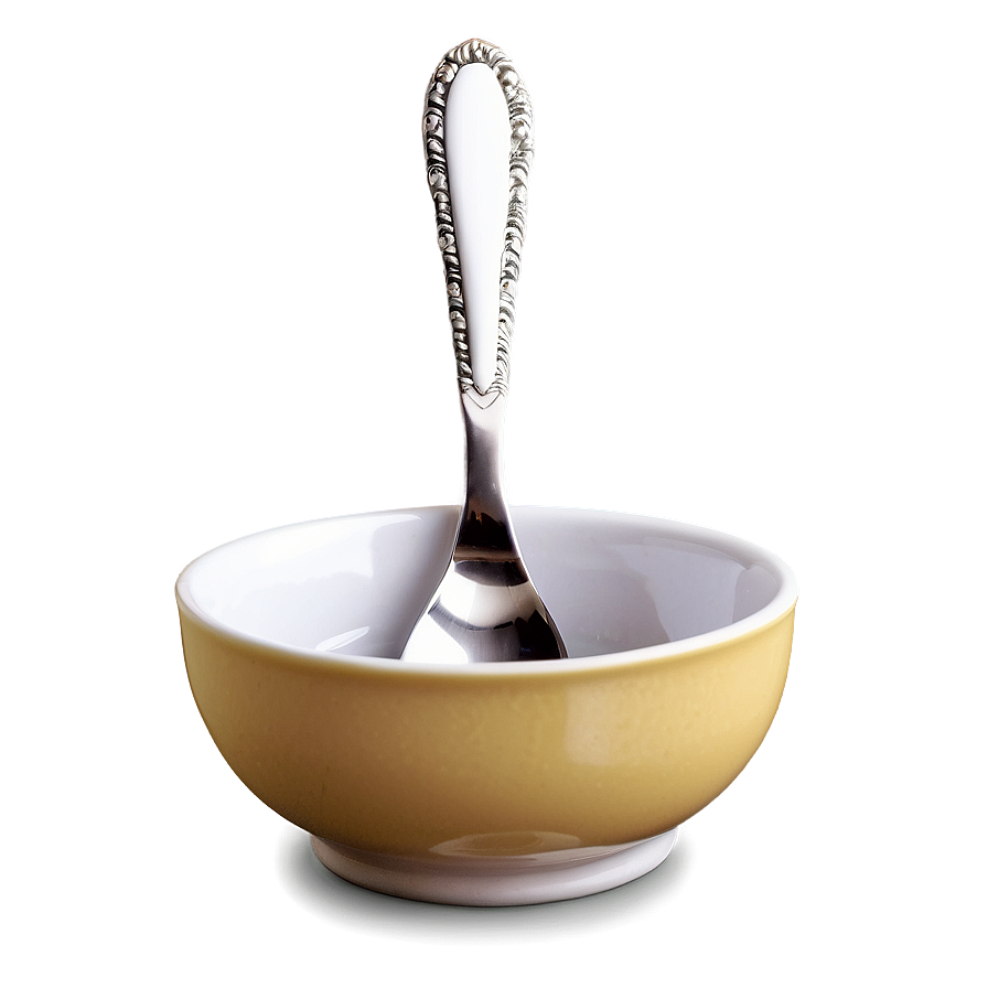 Ceramic Soup Spoon Png 05252024 PNG image