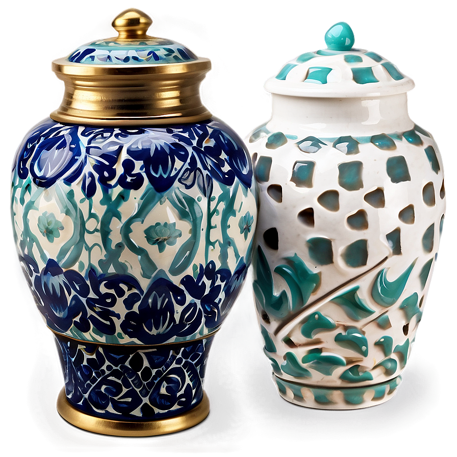 Ceramic Urn Collection Png 71 PNG image