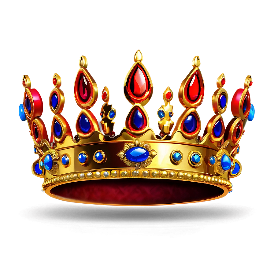 Ceremonial Golden Crown Png Hlc PNG image