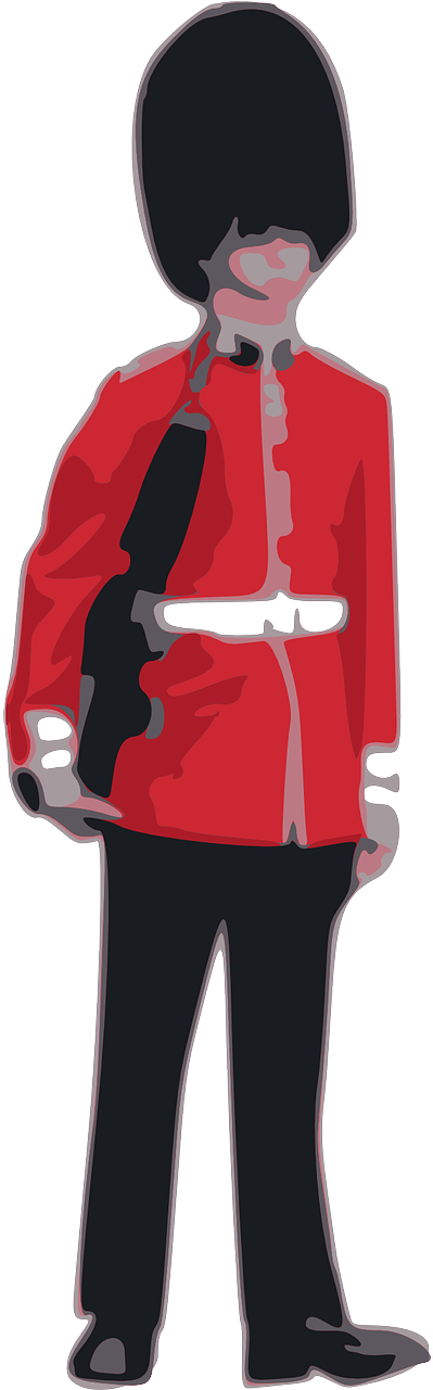 Ceremonial Guard Uniform Vector PNG image