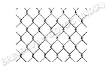 Chain Link Fencewith Text Overlay PNG image