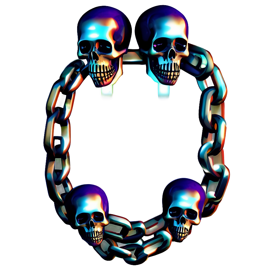 Chain Of Skulls Png 86 PNG image