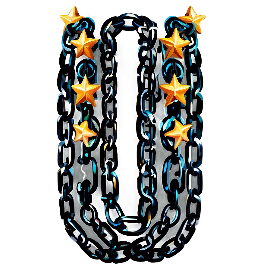 Chain Of Stars Png 05042024 PNG image