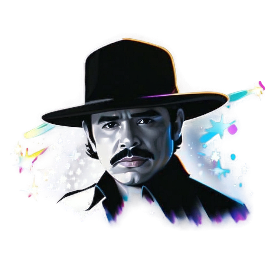 Chalino Sanchez Artistic Tribute Png Uxc49 PNG image