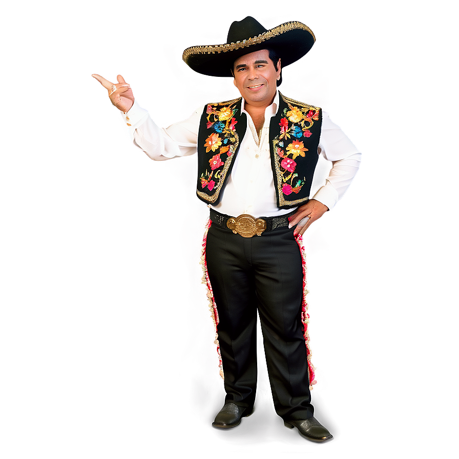 Chalino Sanchez Mariachi Outfit Png 06212024 PNG image