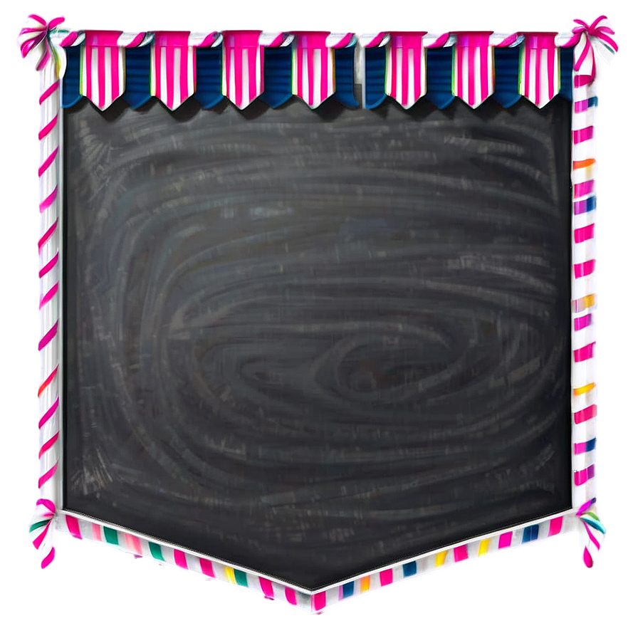 Chalkboard Banner Png Hkf32 PNG image