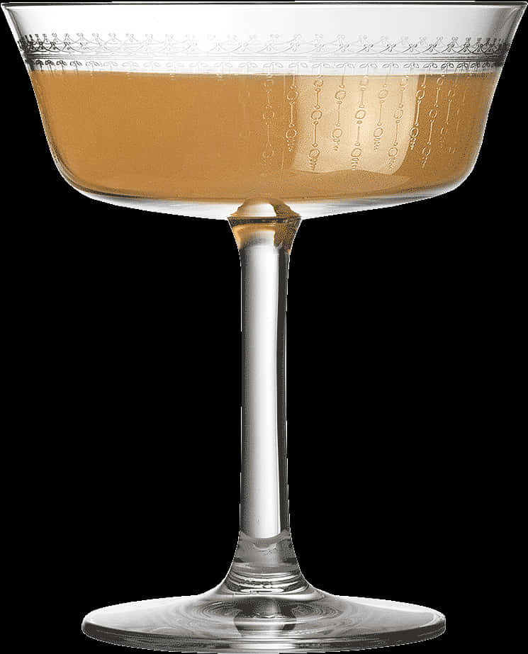 Champagne Coupe Bubbly Beverage PNG image