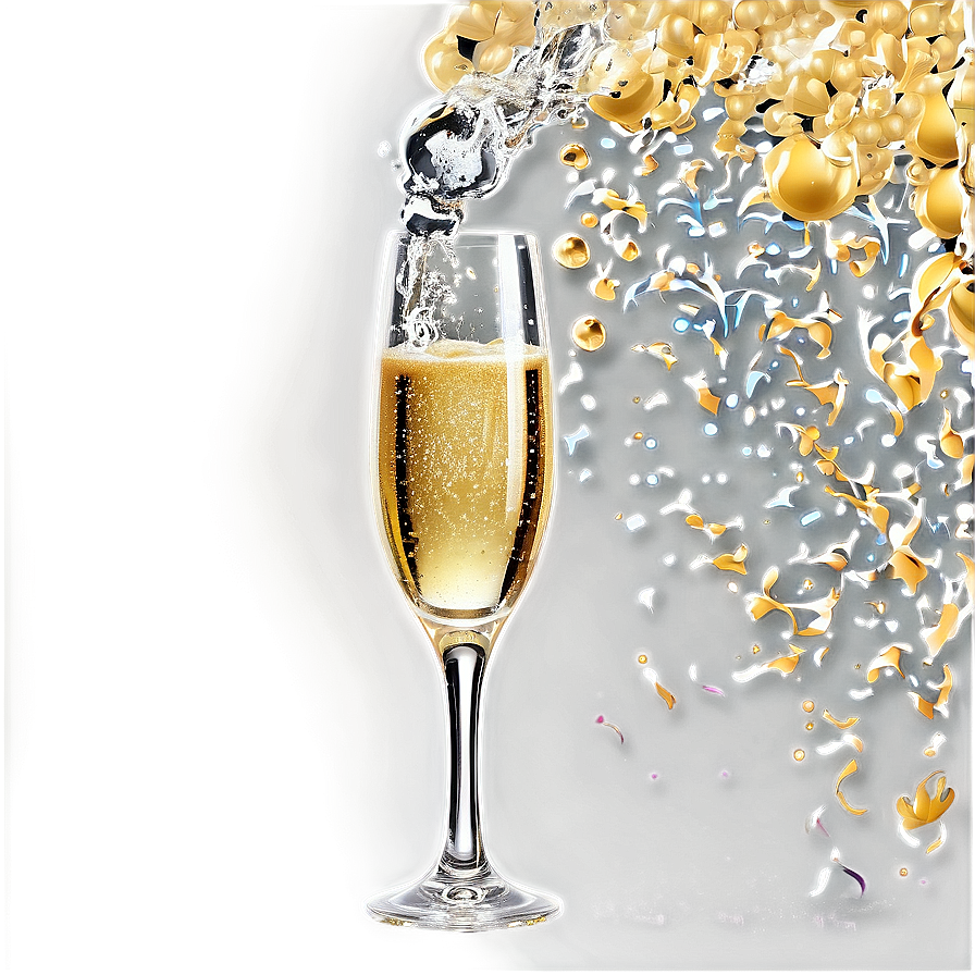 Champagne Splash Celebration Png 4 PNG image