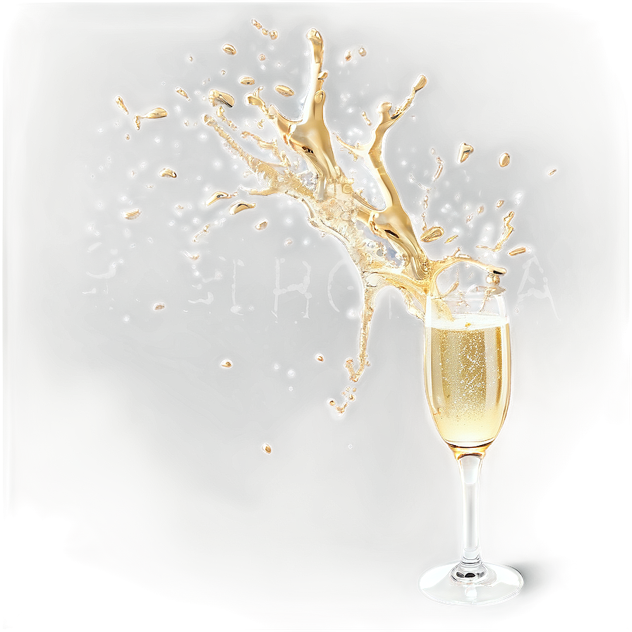 Champagne Splash Celebration Png Hsp PNG image