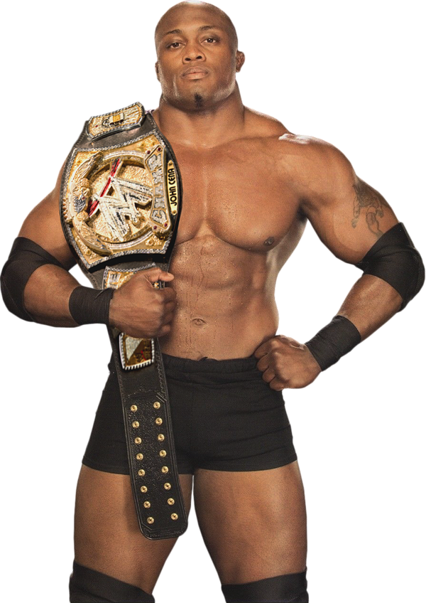 Champion Wrestlerwith Belt PNG image