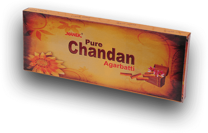 Chandan Agarbatti Incense Sticks Packaging PNG image