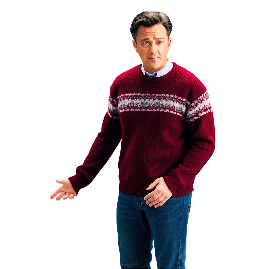 Chandler Bing's Red Sweater Png 06242024 PNG image