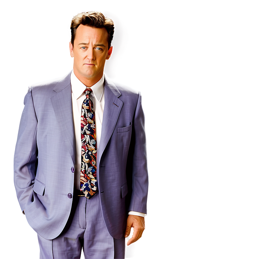 Chandler Bing Suit And Tie Png Pgs PNG image