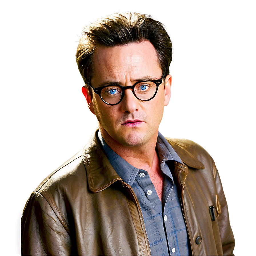 Chandler Bing With Glasses Png Qwj84 PNG image