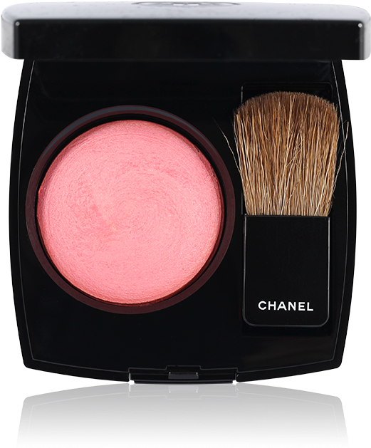 Chanel Blush Compact With Brush PNG image