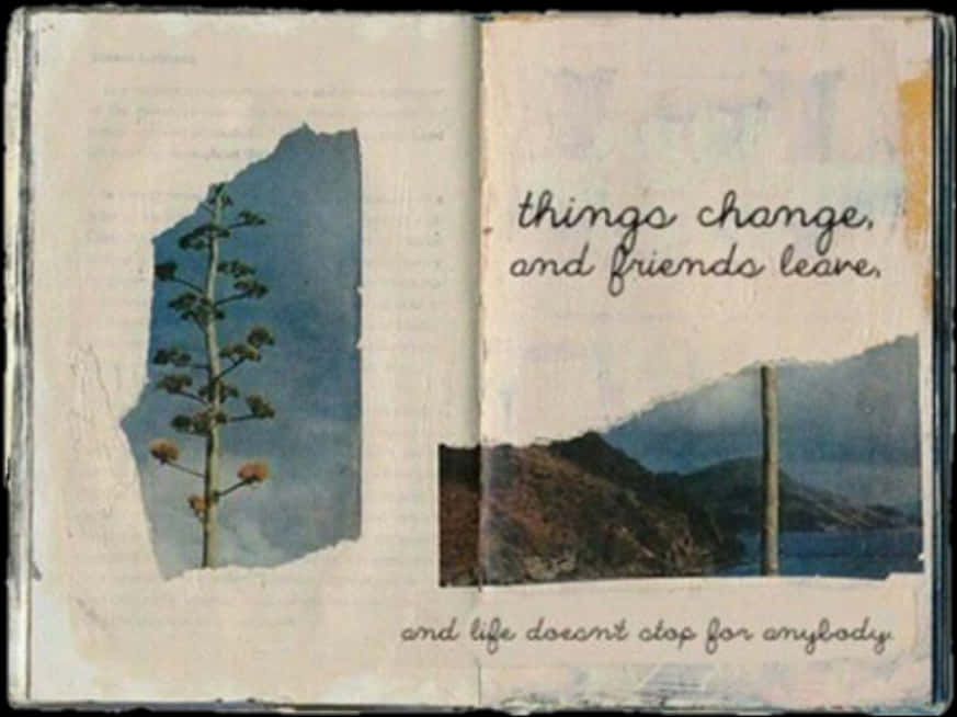 Change And Continuity_ Art Journal Page PNG image