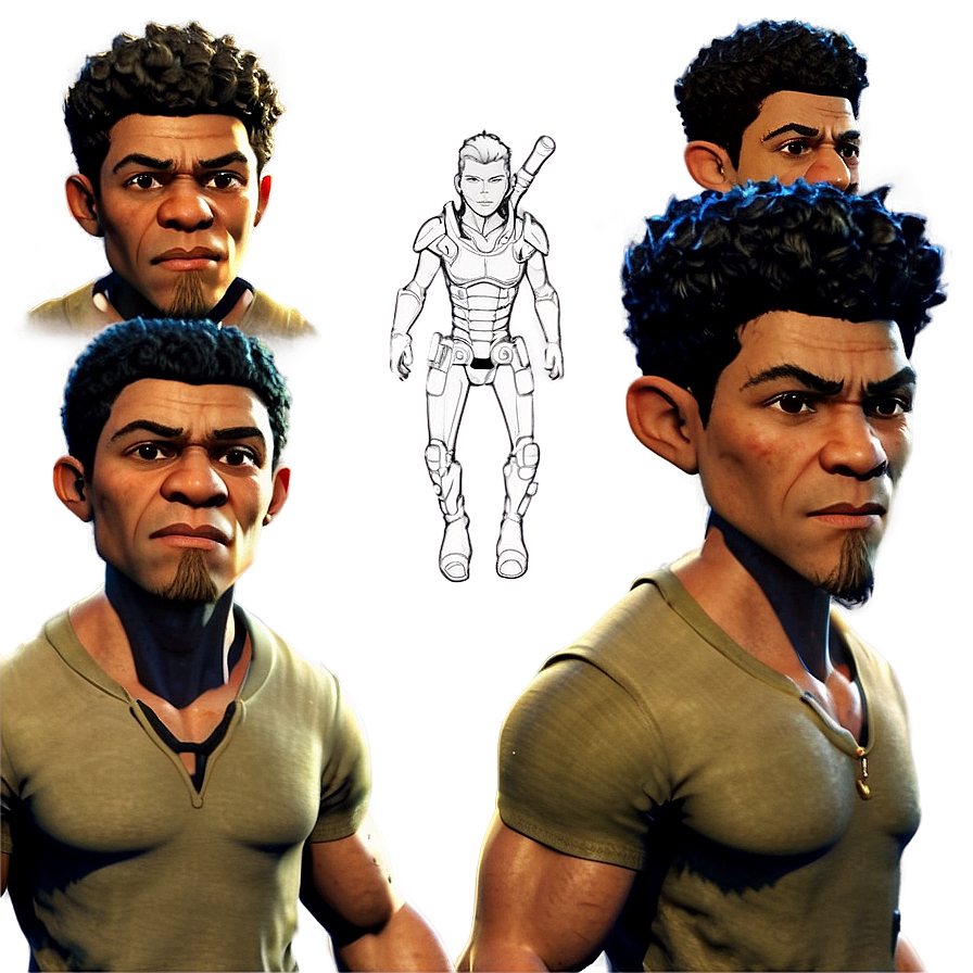 Character Concept Art Riley Freeman PNG image