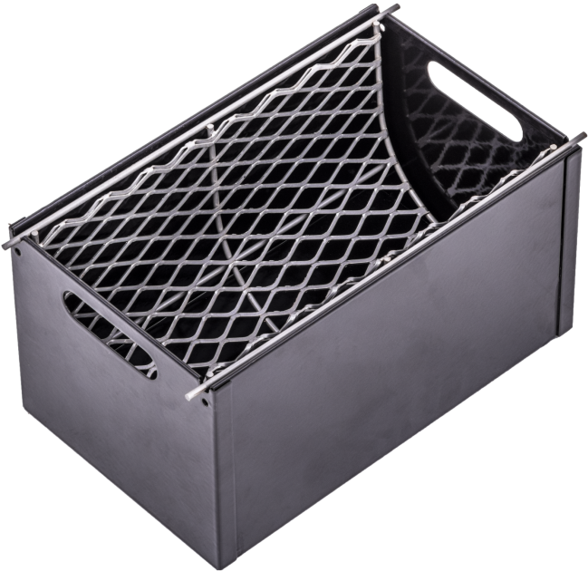 Charcoal Basketfor Smoker Accessory PNG image