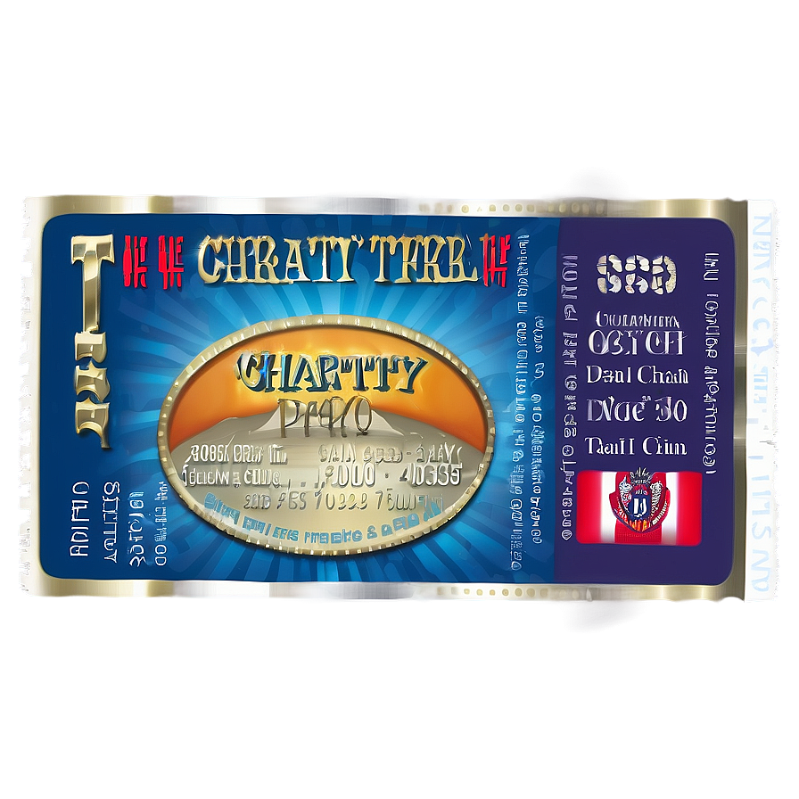 Charity Raffle Ticket Png Flh57 PNG image