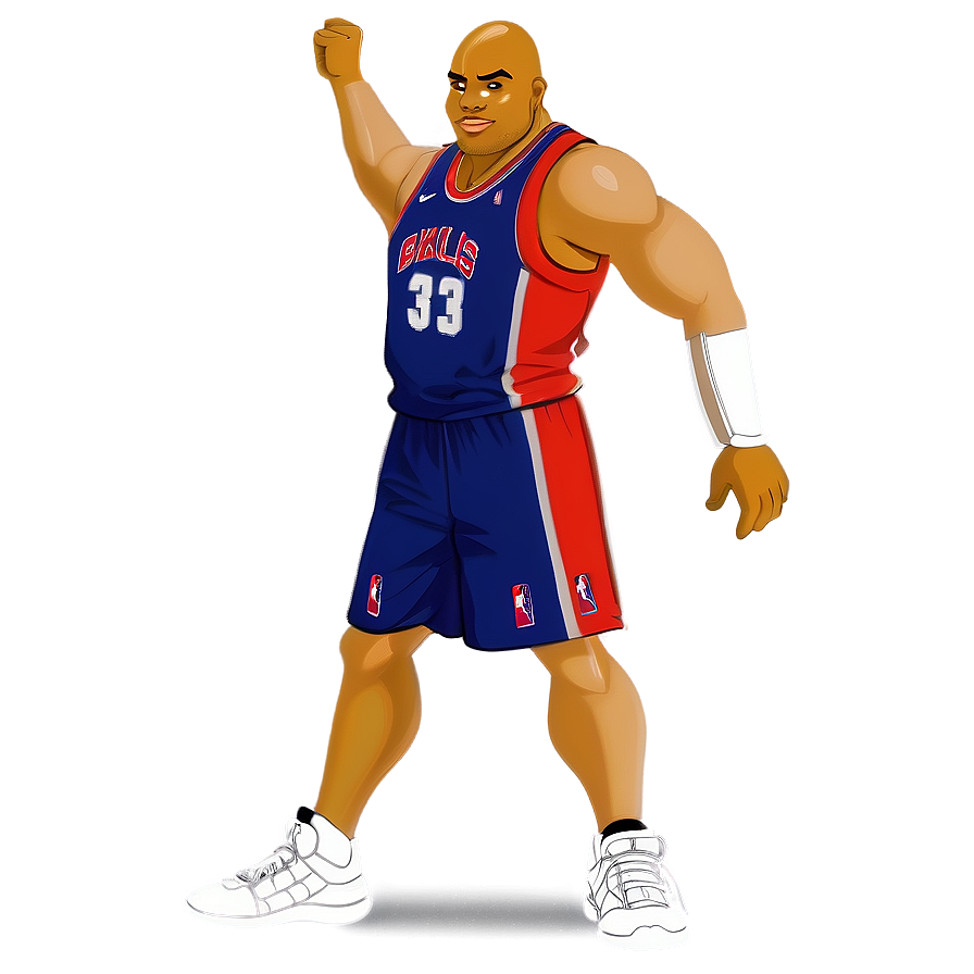 Charles Barkley Animated Character Png 06252024 PNG image