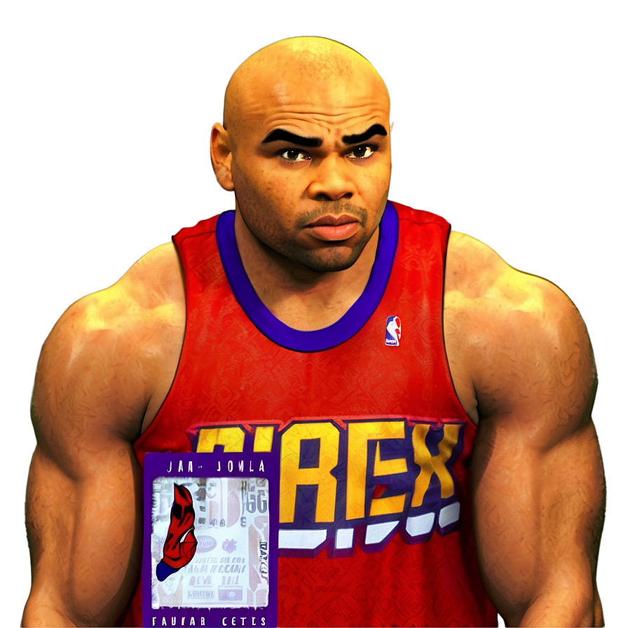 Charles Barkley Animated Character Png 06252024 PNG image