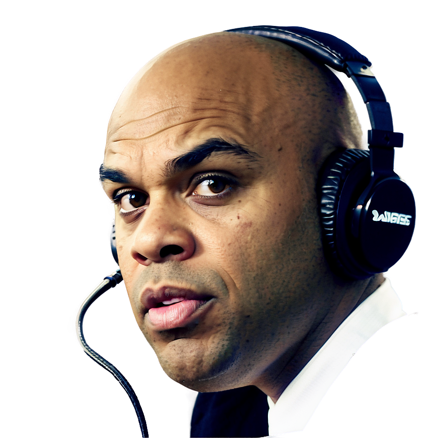 Charles Barkley Commentary Booth Png Ikk PNG image