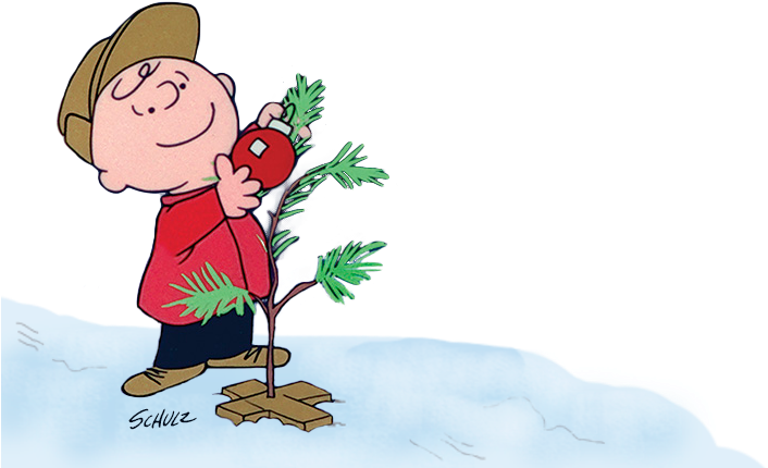 Charlie Brown Christmas Tree Decoration PNG image