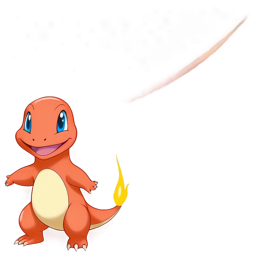 Charmander In Galaxy Theme Png Avp PNG image