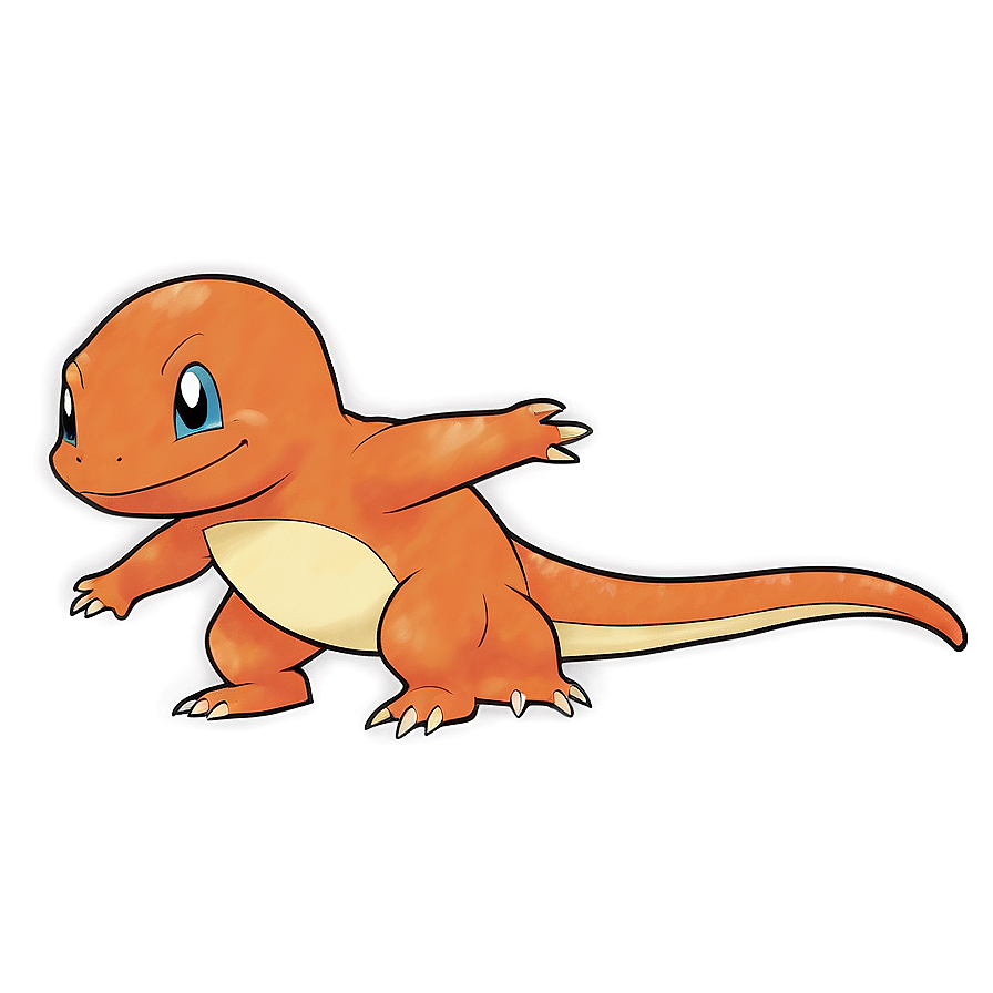 Charmander In Galaxy Theme Png Qwr80 PNG image