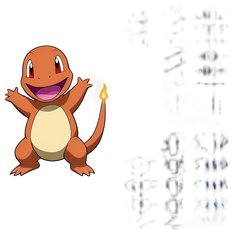 Charmander Pokémon Trainer's Choice Png Wuv PNG image