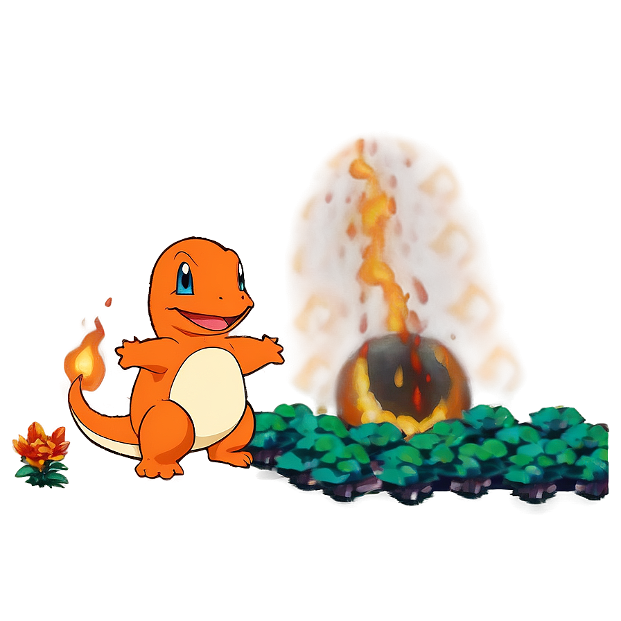 Charmander Retro Video Game Png 55 PNG image