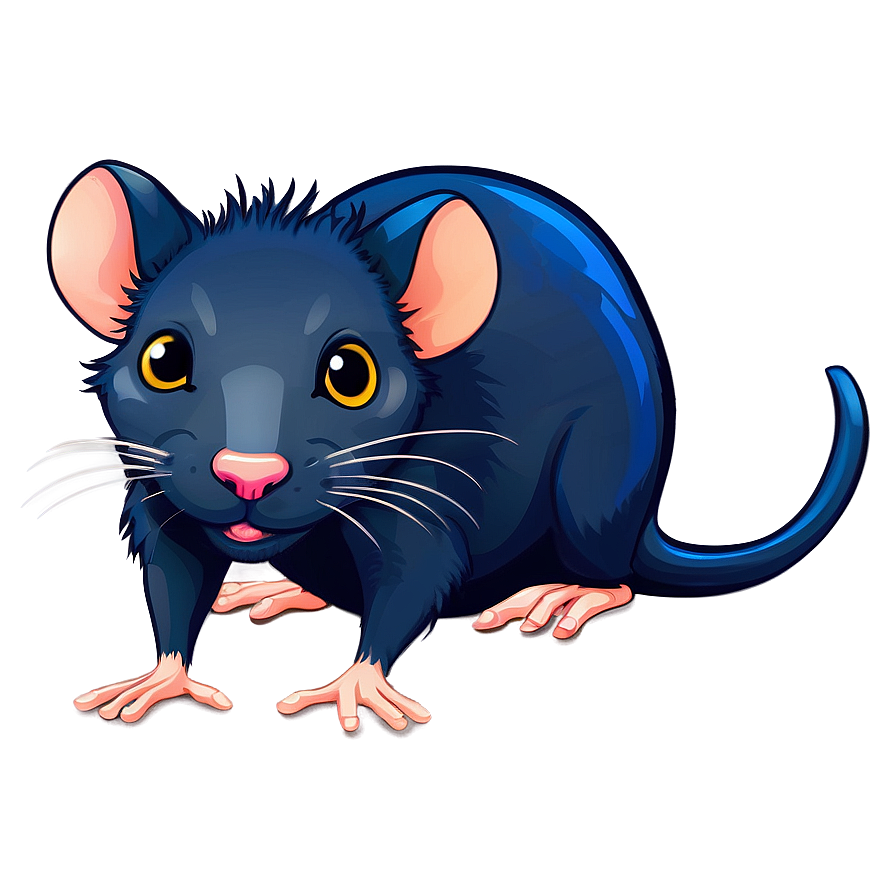 Charming Cartoon Rat Png Jqa61 PNG image