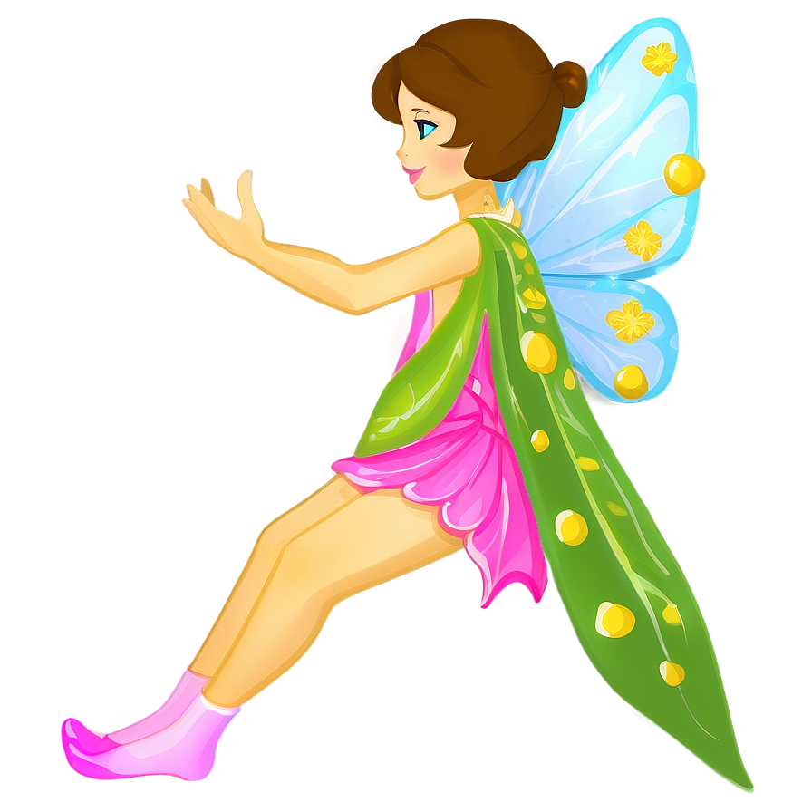 Charming Fairy Figure Png Opl PNG image