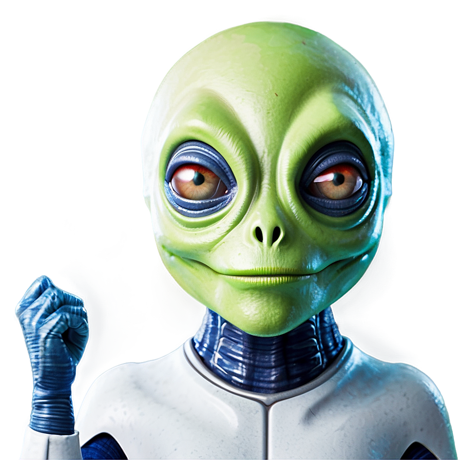 Charming Space Alien Png 50 PNG image