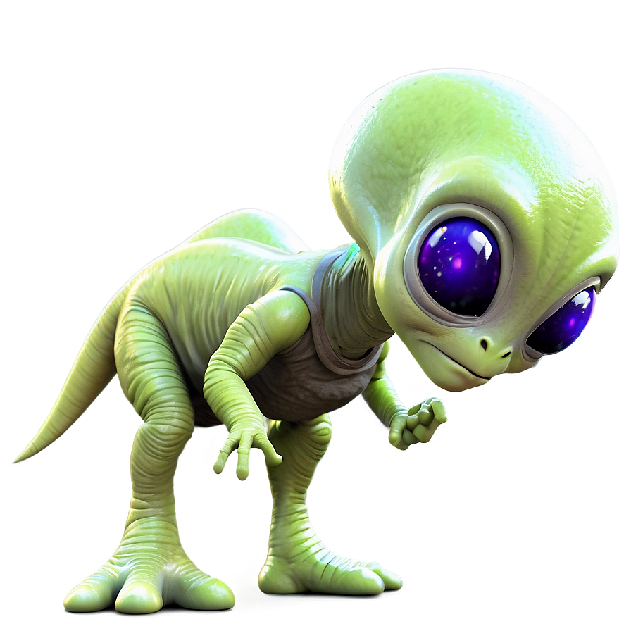 Charming Space Alien Png Dxb6 PNG image