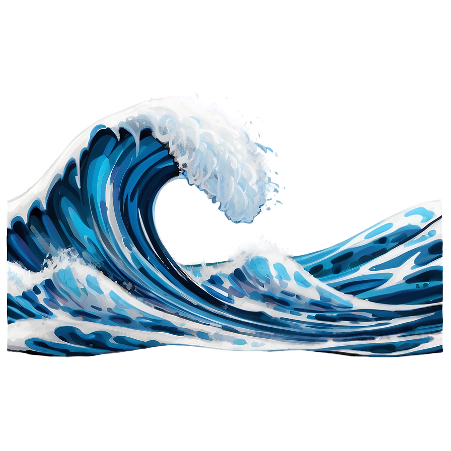 Charming Water Waves Png 06262024 PNG image