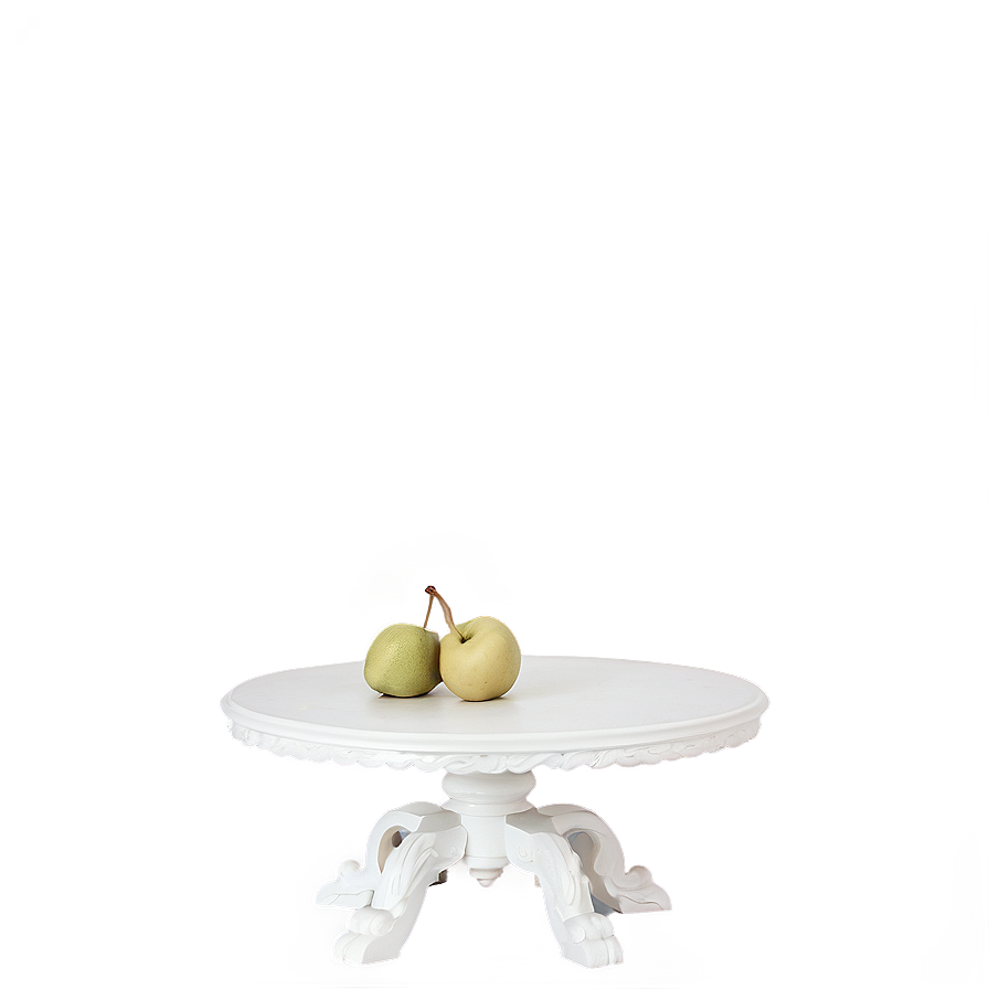 Charming White Table Png Btf69 PNG image