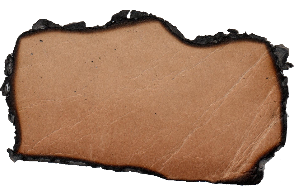 Charred Edge Paper Texture PNG image